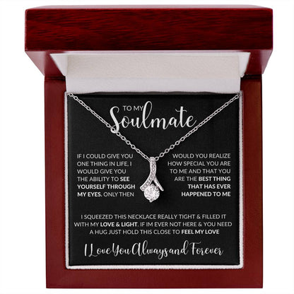 To My Soulmate necklace
