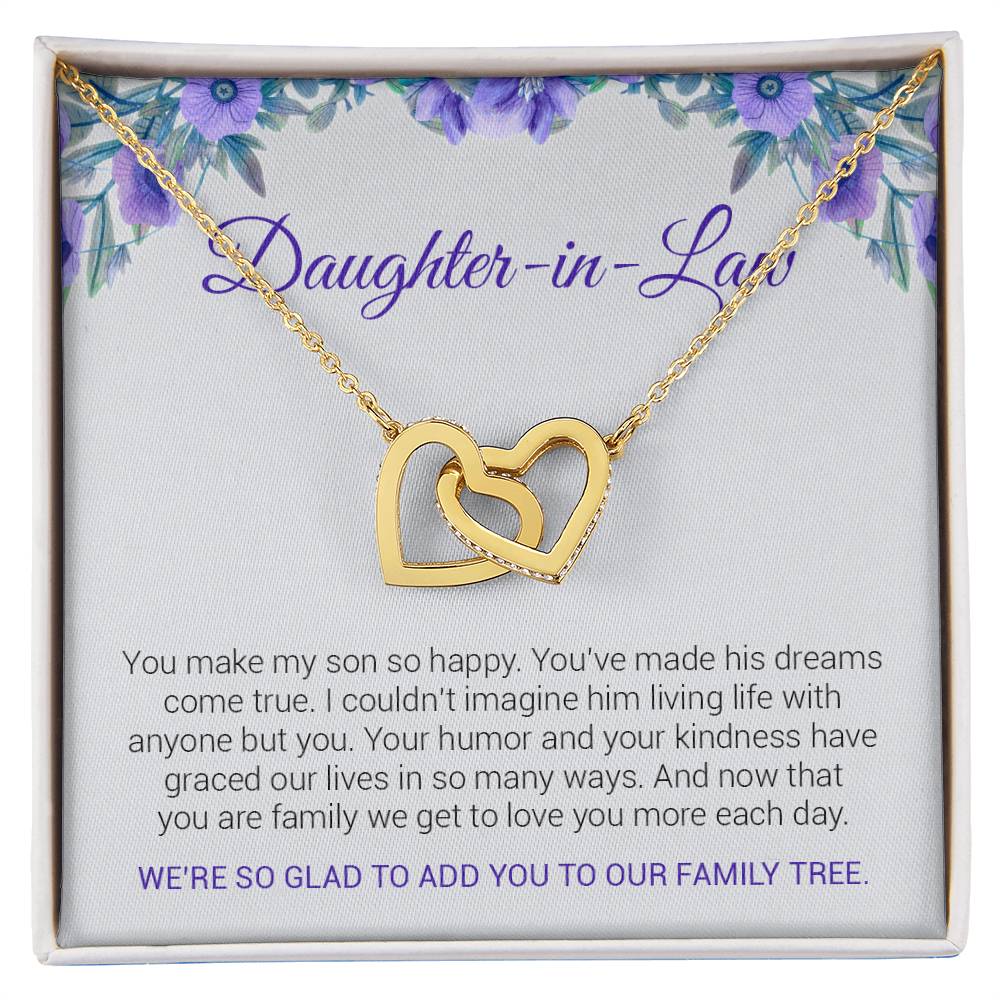 To My Daughter In Law necklace