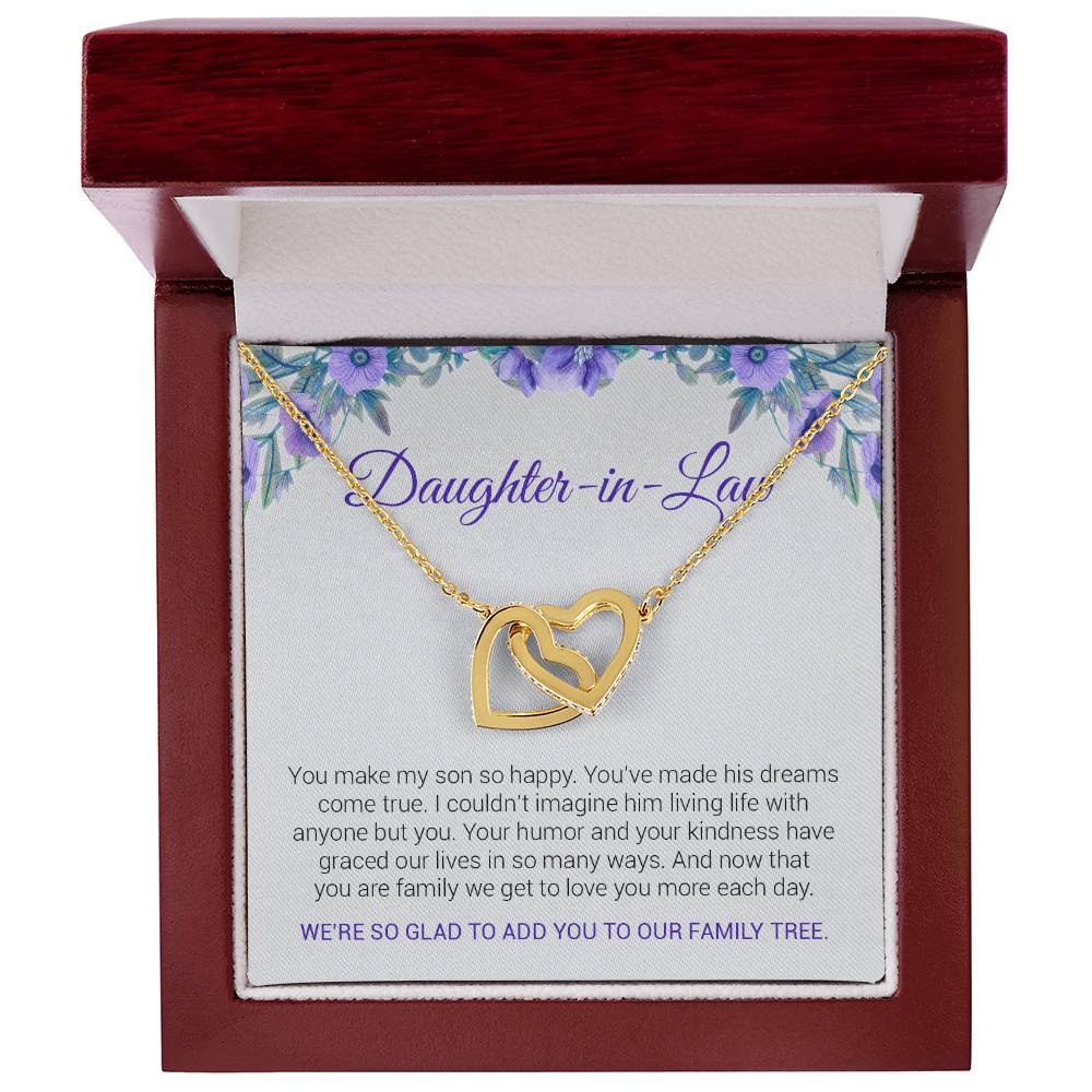 To My Daughter In Law necklace